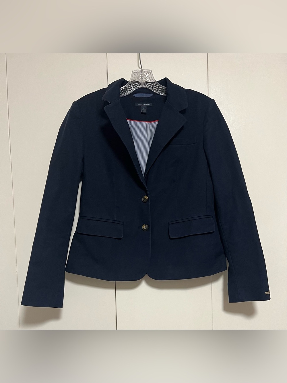 Tommy Hilfiger Navy Women's Two-Button Blazer